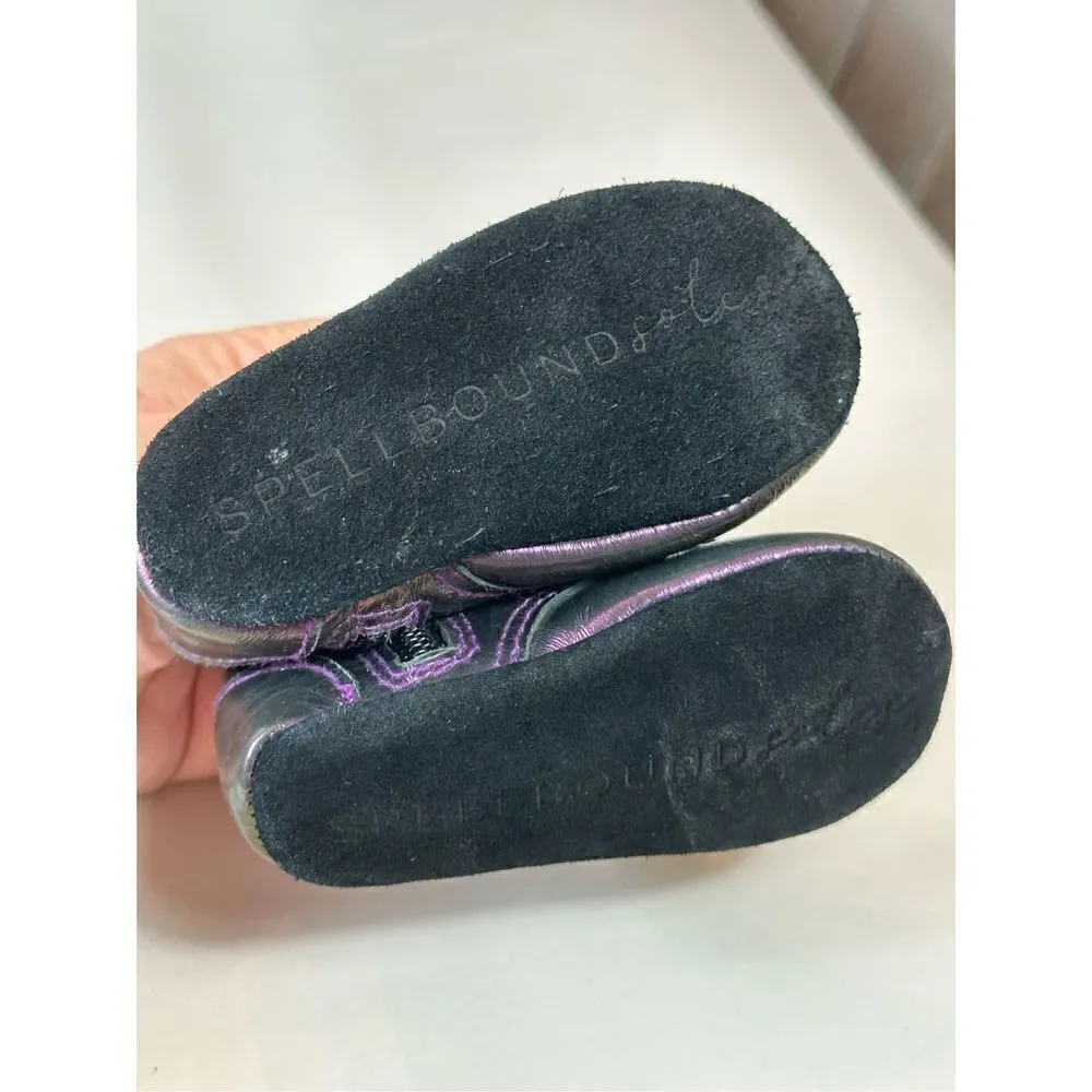 SPELLBOUND Purple Boots Infant size 2